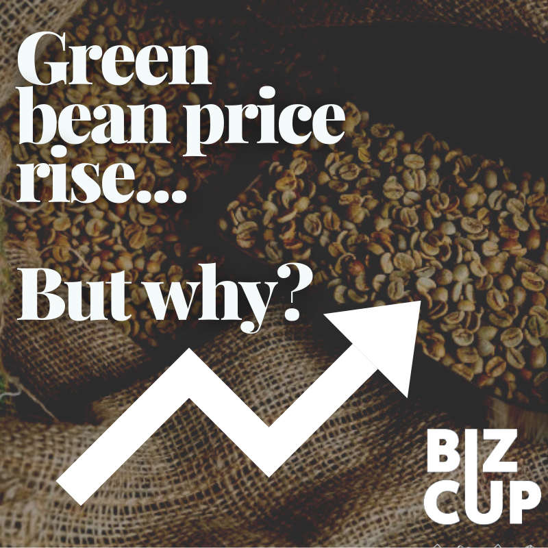 Green bean price rise infographic